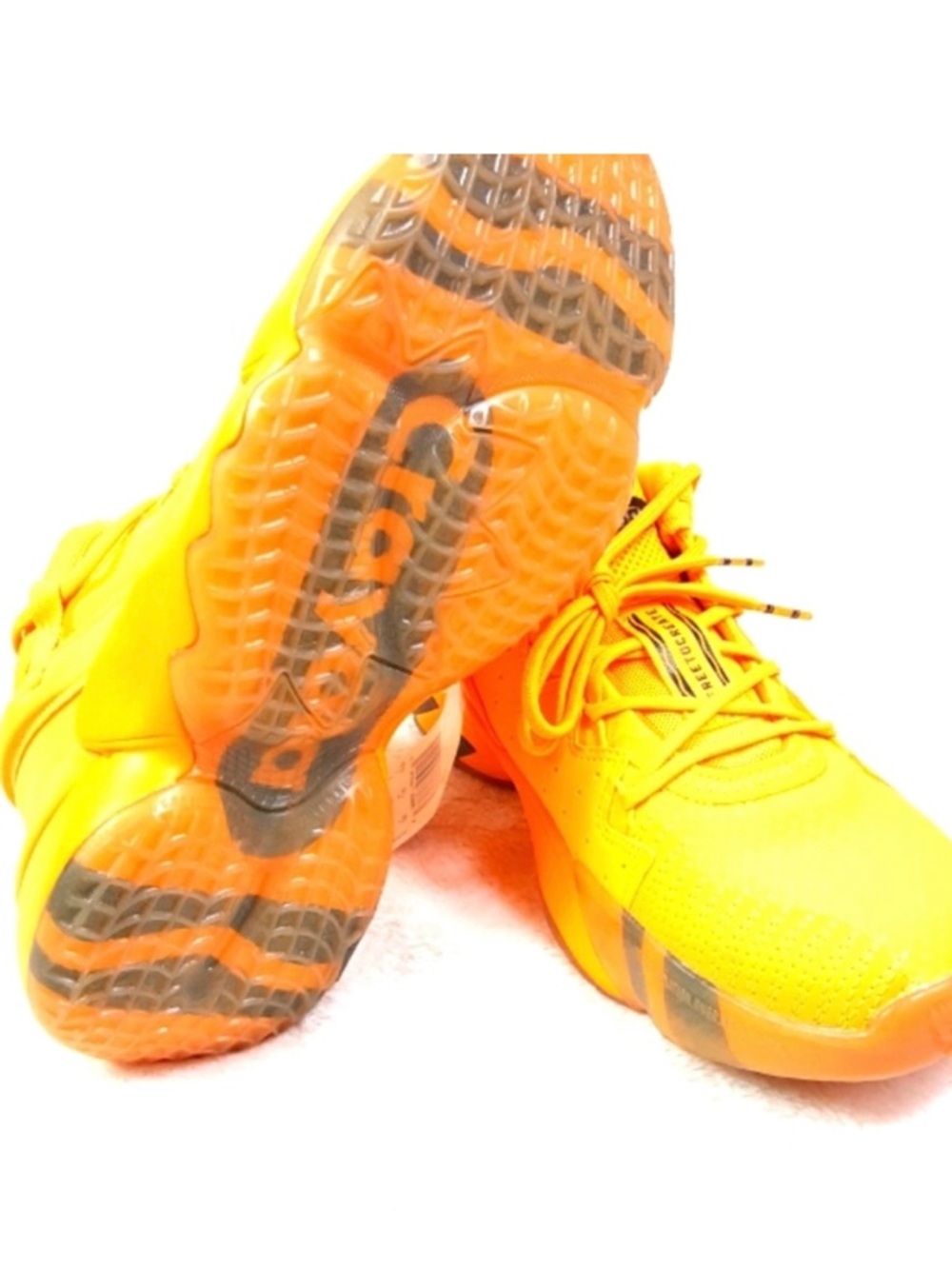 Crayola Adidas Orange High-Top Sneakers